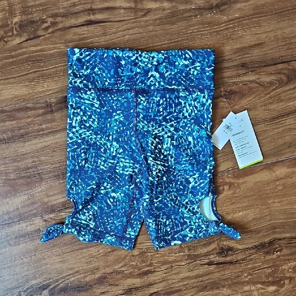 NWT Old Navy High-Waisted Powersoft Side-Tie Biker Shorts For Girls Size XS 5